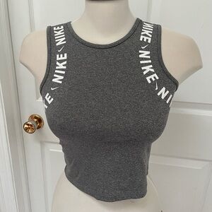 Nike Women's Grey Tank Top size large